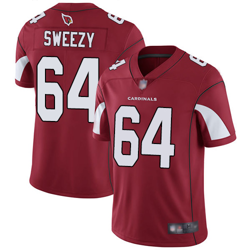 Arizona Cardinals Limited Red Men J.R. Sweezy Home Jersey NFL Football #64 Vapor Untouchable